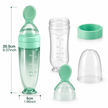 2-in-1 Baby Feeding Spoon Bottle