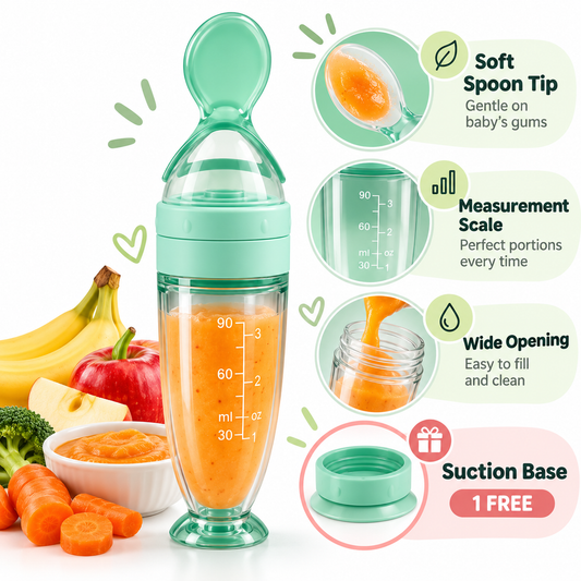 2-in-1 Baby Feeding Spoon Bottle